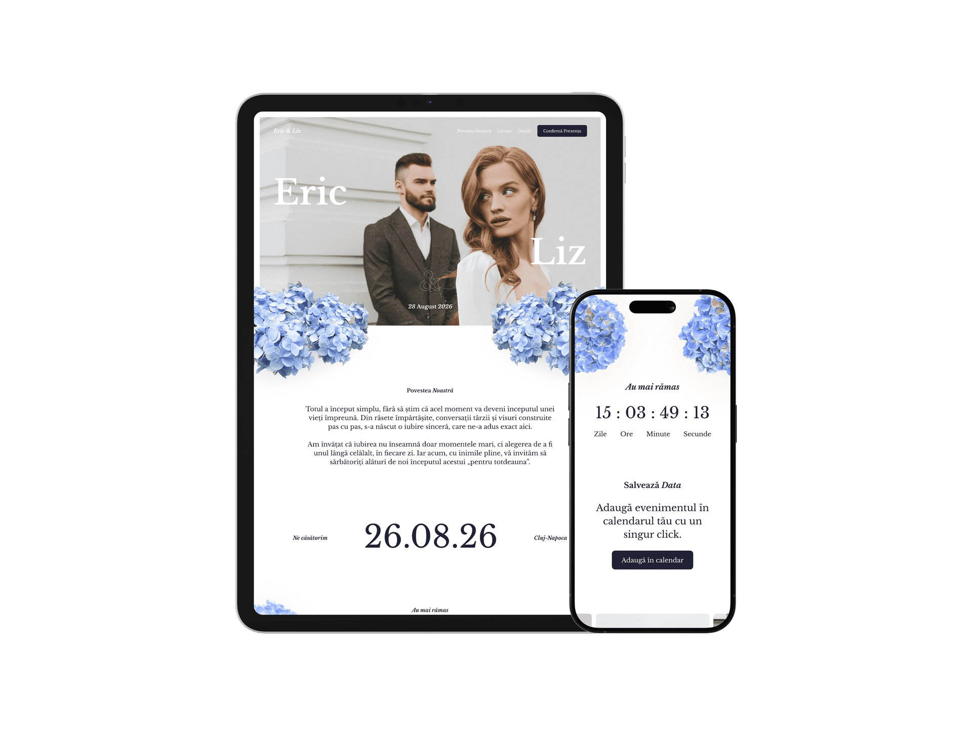 Mockup Hortensia